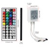 Aroidful RGB LED Strip Controller DC 12V-24V, 4-Pin 2-Port Controller
