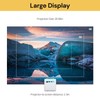 EZONEDEAL Stable Performance Wide Application 1080P HD Mini Video Projector