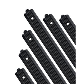 Belinova 50 Pack 32.25" Flat Metal Deck Balusters, Aluminum Spindles for Wood and Metal Outside Railing