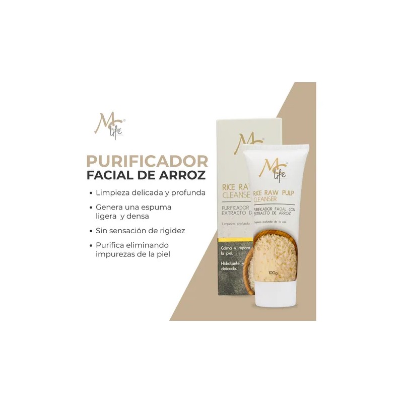 Kit Skincare De Arroz 5pzs Manchas, Aclara, Hidrata. Mc Life