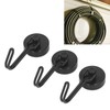 6Pcs Magnetic Hook 180° Rotation 0‑8kg Strong Neodymium Magnet for