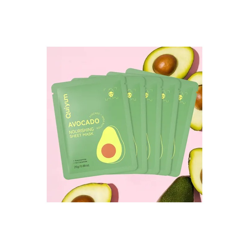 Set Quiyum Fruit Masks 25 Pzas Cuidado Hidratante Para Mujer
