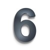 Metzler 3D House Number Anthracite RAL7016 Stainless Steel Height 20