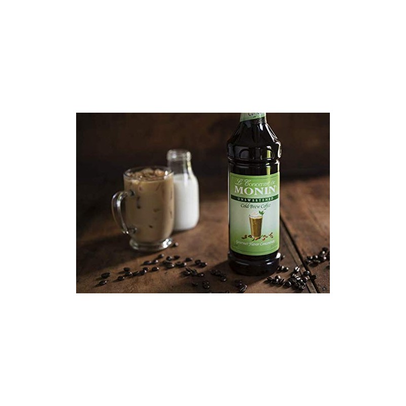 Monin - Premium Unsweetened Cold Brew Coffee Concentrate | Rich