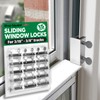 Window Locks, 15 Pack Window Locks for Vertical and Horizontal