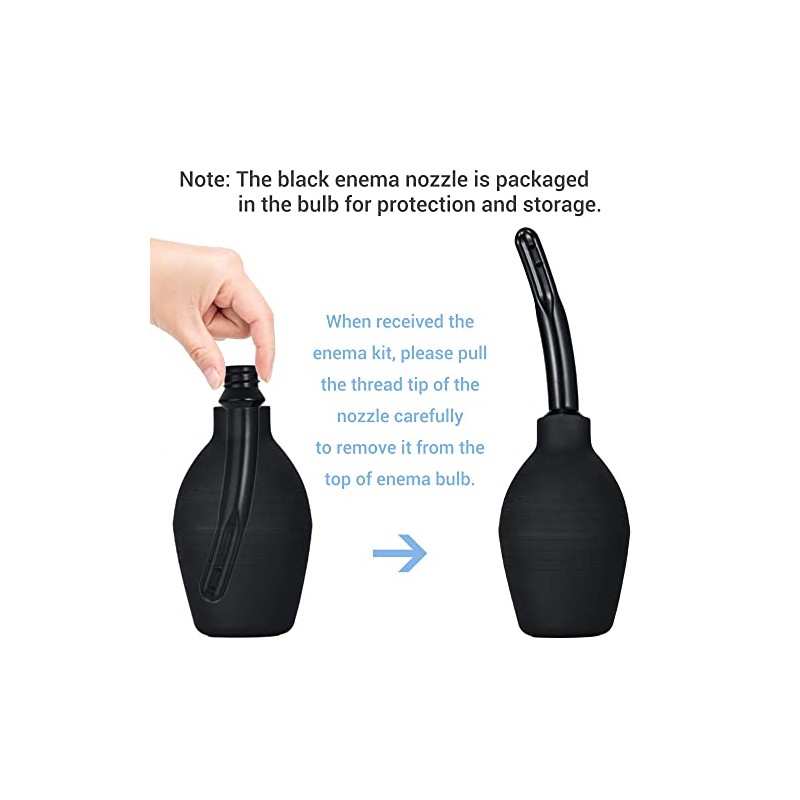 TopQuaFocus Enema Bulb Douche Enema Café para Hombre Mujer Niños