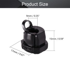 Fielect Round Cable Wire Strain Relief Bush Grommet Round Strain Relief Bushing Electric Cable Protection Cord Buckle 6N-4 15 Pcs