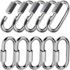 Lissey SUS304 Stainless Steel Ring Catch Carabiner with Lock D-Ring