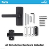 Wright Products Contemporary Lever Latch with No Lock Out Feature,