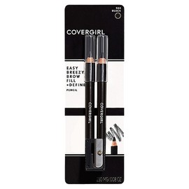 CoverGirl Easy Breezy Brow Fill+Define Pencils Crayons [500] Black Noir