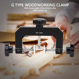 3 Way Face Clamp, Ergonomic Grip Lightweight Clamps Heavy Duty for Face Frames, Aluminium Alloy Woodworking Clamps Adjustable Clamp for Cabinet Carcass & Edging Shelves