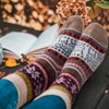 ICEIVY 5 Pairs Fluffy Thermal Socks for Womens Warm Wool