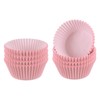 sourcing map 200 Count Cupcake Liners Pink Cupcake Cups Standard