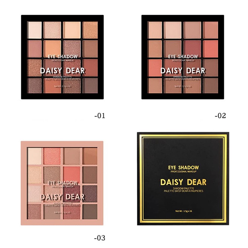 16 Colors Eyeshadow Palette, Professional Matte Eyeshadow Makeup Palette Pigmented