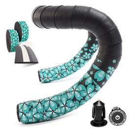 2pcs Bike Handlebar Tapes, Road Bicycle Bar Tape, Absorbent Bicycle Handle Bar Tape, Enhance Your Bicycle Handlebar Grip with These Bar Tape, Wrap Your Bike for an Awesome Comfortable Rid(YHHGreen)