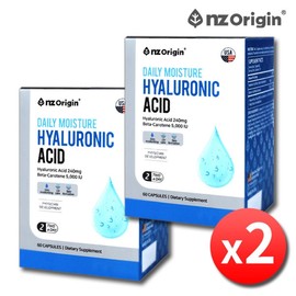 Hyaluronic Acid Nutrients Skin Moisturizing Inner Beauty 2 Boxes 2 Months Supply USA Angel Origin Daily Moisture Hyaluronic Acid / 히알루론산 영양제 피부 보습 먹는 이너뷰티 2박스 2개월분 미국 엔젯오리진 데일리 모이스처 하이루론산