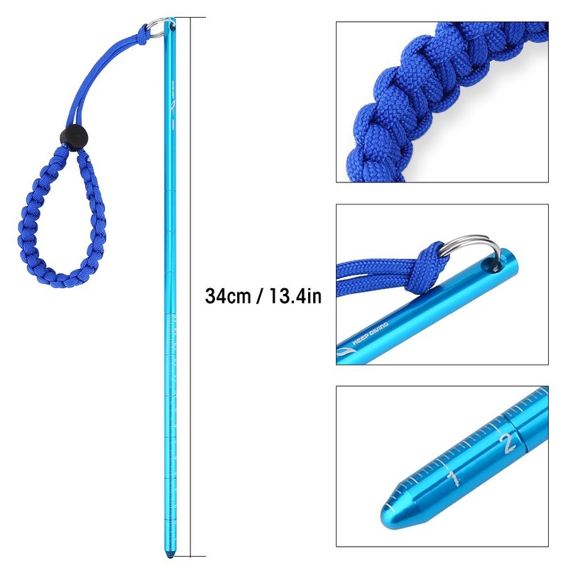 Diving Pointer Stick Aluminum Alloy Scuba Diving Noise Maker Stick