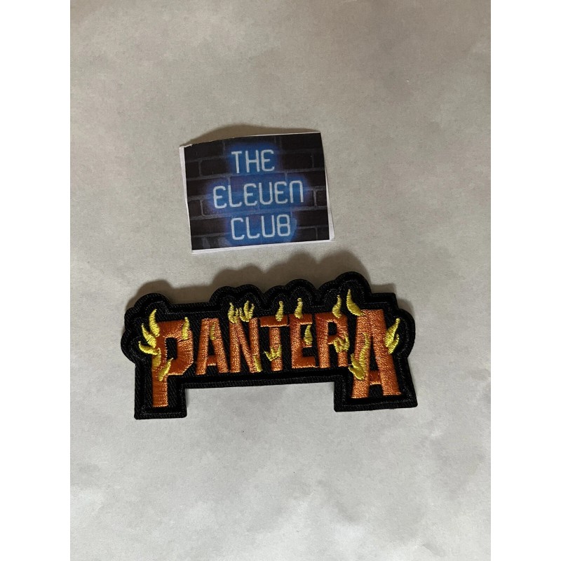 Pantera PATCH Fire Logo DIMEBAG IRON ON Rare VTG Heavy