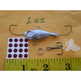 HOME MADE 5 PCS REAPER JIGGING/ICE FISHING/VERTIC