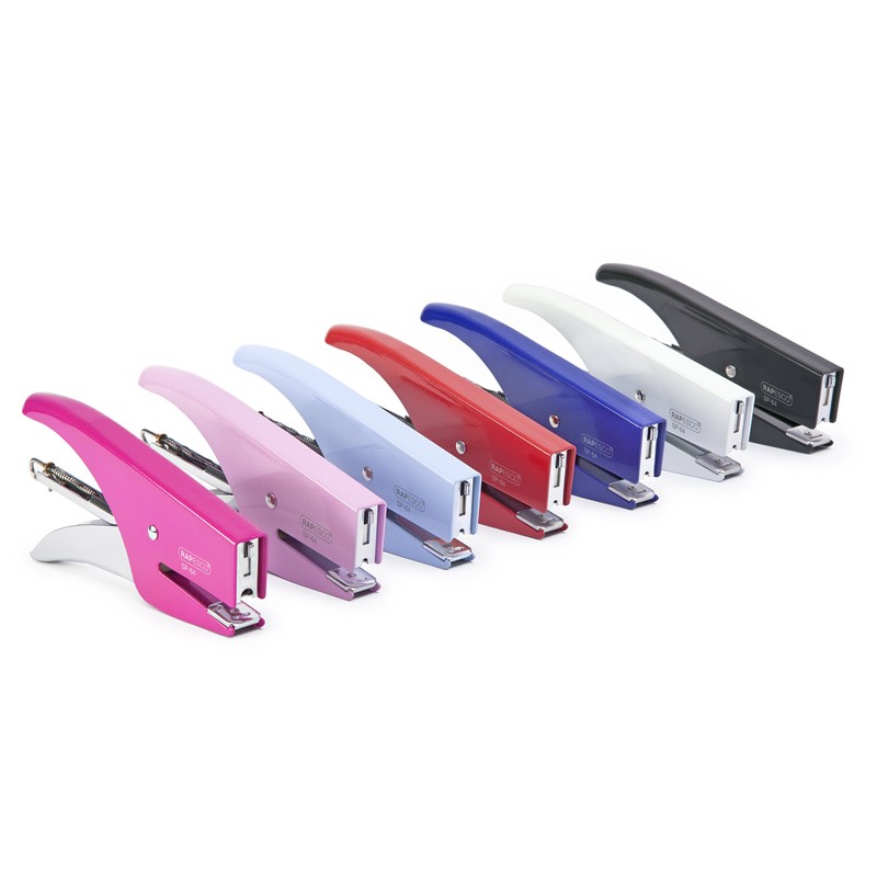 Rapesco 1382 SP-64 Stapling Plier, 12 Sheet Capacity, Hot Pink