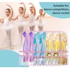 SLEEPING LAMB 6 Packs Clear Garment Bags for Dancers With