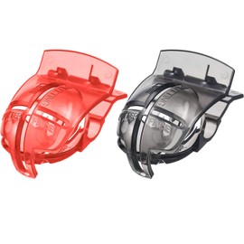 Outus 2 Pack Golf Ball Line Marker Tool Marking Putting Alignment Tool Impact Ball Liner Drawing Marker for Men and Women(Black and Red)