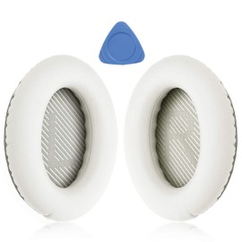 YOCOWOCO Ear Pads for Bose Quiet Comfort 35 (QC35) and Quietcomfort 35 II (QC35 II) Replacement Earpads with Soft Protein Leather, Ear Pad Cushions for Bose QC 35/35II Headphones