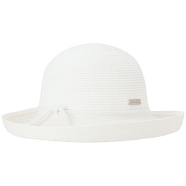 Nautica Womens Sun Hat - Short and Wide Brimmed Summer Sun Hats for Women with Sun Protection for Beach and Travel, White Short Brim