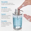 iDesign Refillable Liquid Dispenser for Bathroom or Kitchen Countertop-Set of