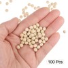 sourcing map 100pcs Round Wood Balls 6mm Diameter Unfinished Solid