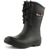 Bogs Women's Amanda II Lace Snow Boot, Black, 7