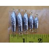 HOME MADE 50 PCS. IN LINE TROLLING SINKER 3/8, 1/4