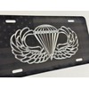 Laser US Flag & Diamond Etched Army Airborne Wings Car