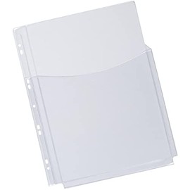 Q-Connect Expanding Punched Pocket 3/4 Length Front A4 (Pack of 5) KF00139