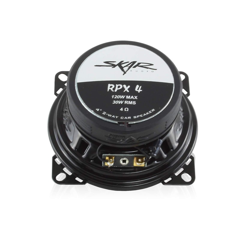 Skar Audio RPX4 120 Watt 2-Way 4" Coaxial Speaker System,
