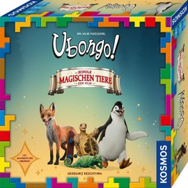 KOSMOS 684501 Ubongo! The School of Magic Animals, Action Packed Game from 8 Years to Film, Board Game for 1-4 People, Board Game