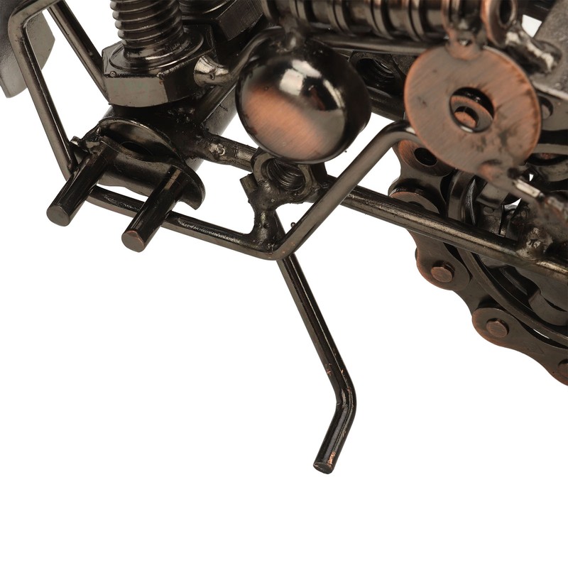 Motorcycle Toy Model Metallic Antique Texture Sturdy Smoothing Durable Metal