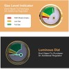 Hopbucan Brass Propane Tank Adapter with Propane Tank Gauge, 90