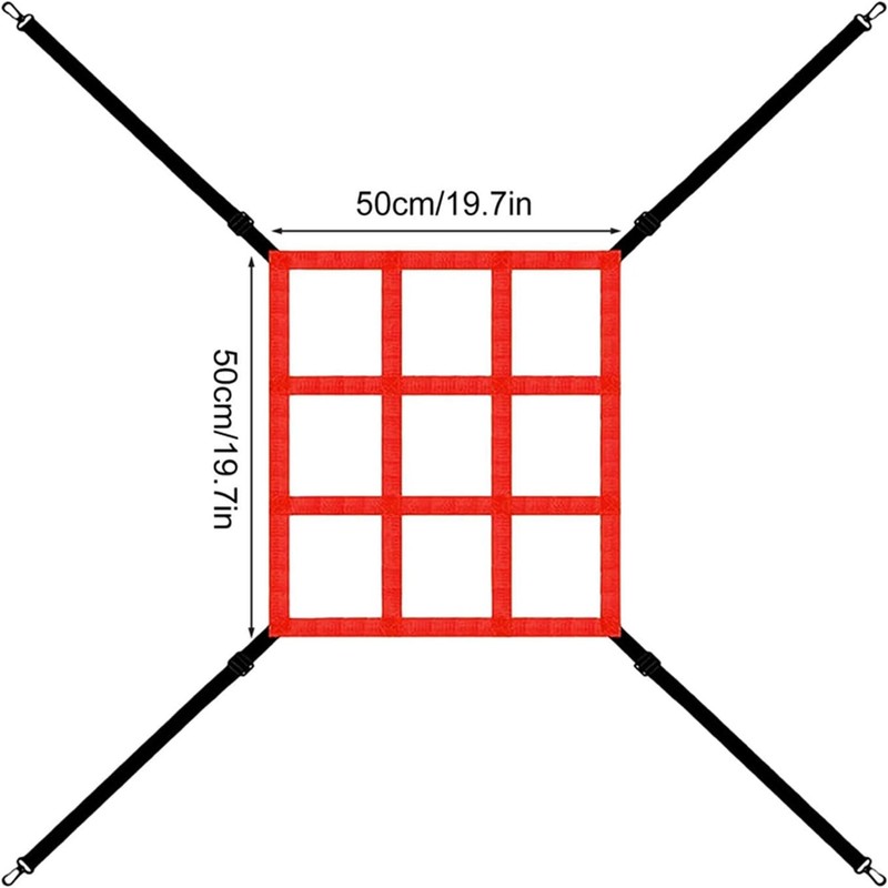 Coehaopike Baseball Strike Zone Target-Adjustable Throwing Pitching Hitting Batting Catching