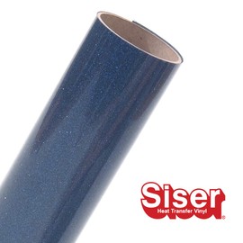 Siser Glitter HTV 11.8"x5ft Roll - Iron on Heat Transfer Vinyl (Sapphire)
