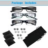 3 Pack Reading Glasses with Lights in The Frame for