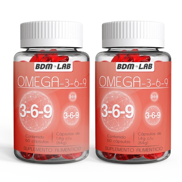 BDM LAB Duo pack Omega 3-6-9 60 Cpsulas cu Suplemento