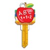 Lucky Line Key Shapes, TEACHER, House Key Blank, KW1/11, 1