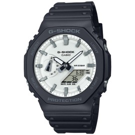 Casio GA-2100 Classic Color Wristwatch, black/white, sports