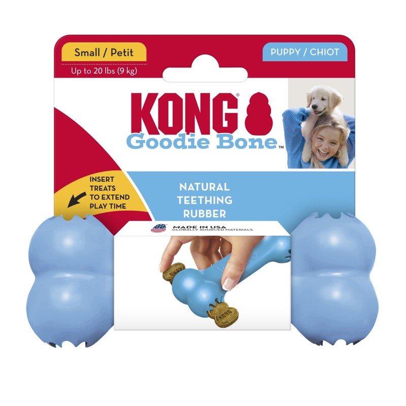 KONG Puppy Goodie Bone - Stuffable Toy for Small Puppy