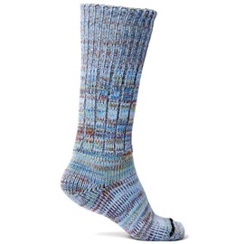 Mongrel Socks Pure Merino Wool Socks - Ocean Blue, Large