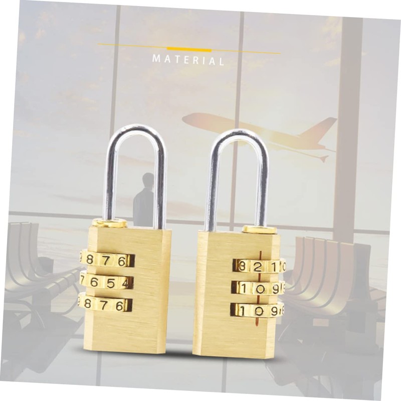 Sosoport Travel Door Lock 2pcs Digital Combination Luggage Locks Suitcase