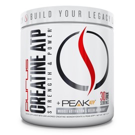 Purus Labs Creatine ATP, Peak ATP + Creatine Monohydrate, Unflavored - 30 Servings - Muscle Activation & Cellular Energy