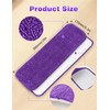 6-Pack Purple Reusable Mop Pads for Swiffer PowerMop, Mellbree Power
