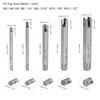 uxcell Tap Extractors Set M5-M12 / 8-10#-1/2" (Metric/Inch), 3/4 Flutes